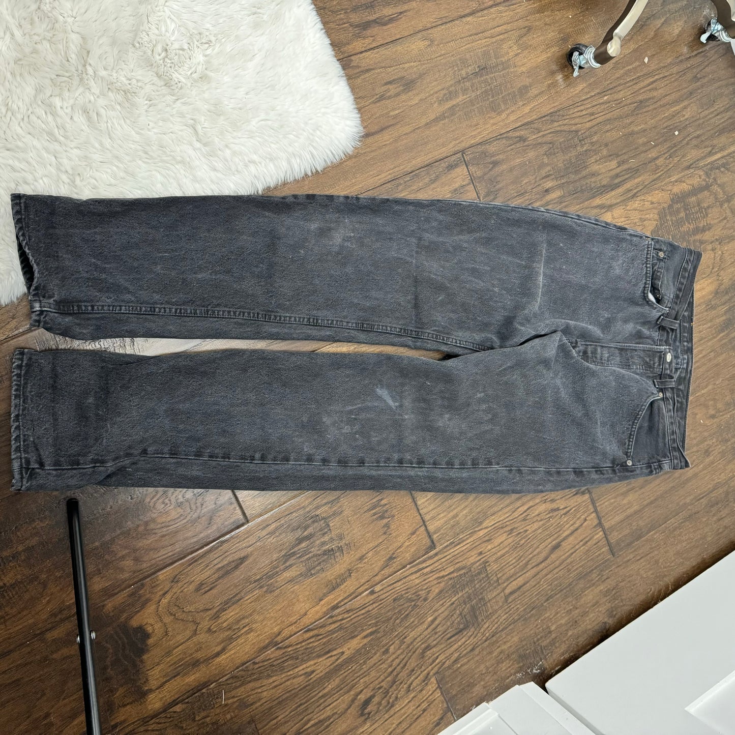 Levi's 501 Faded Black Jeans