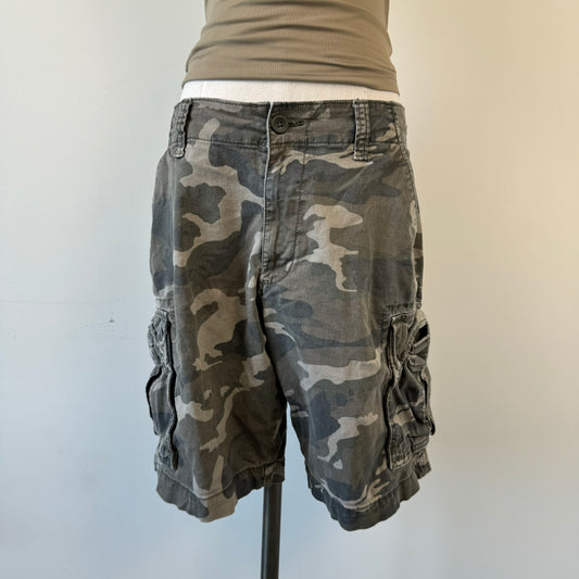 Camo Cargo Bermuda Shorts
