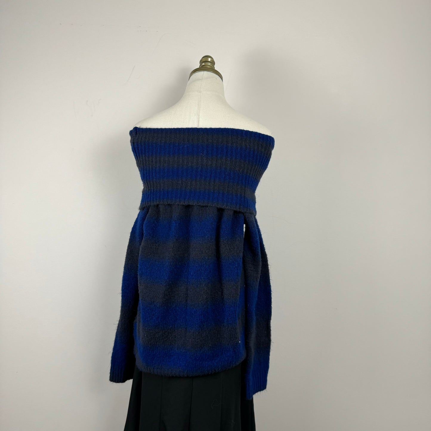 Vintage Gradient Off The Shoulder Soft Knit Sweater