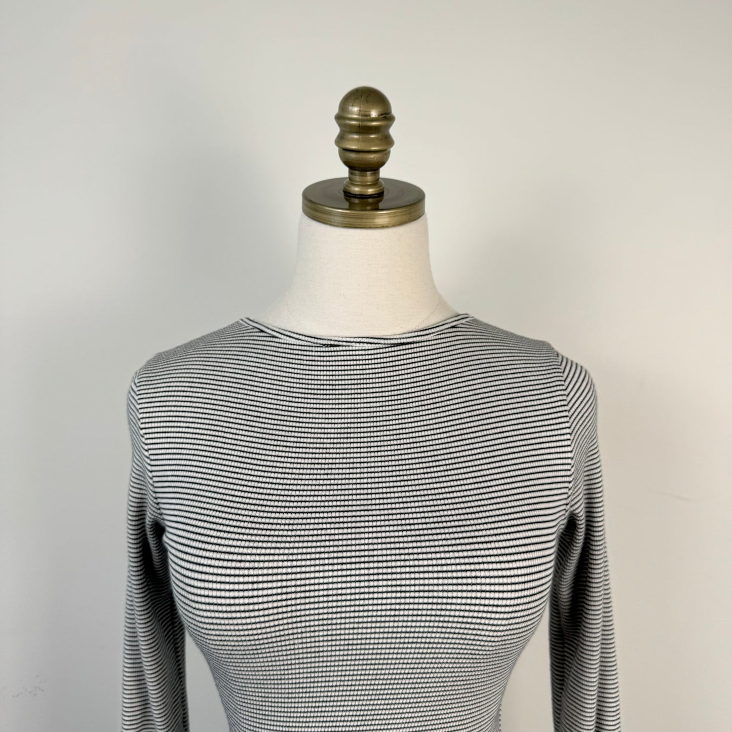 Fitted High Neck Long Sleeve Top