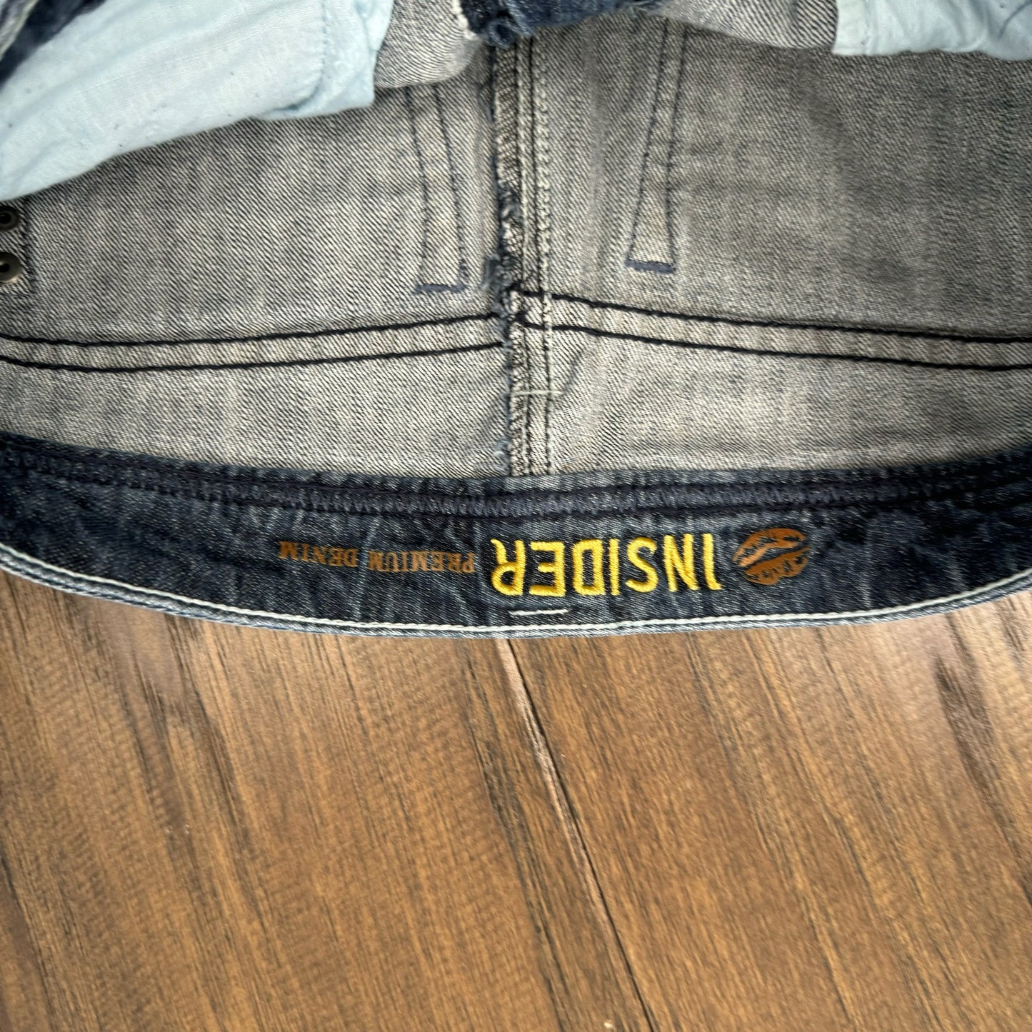 Vintage Denim Midi Skirt