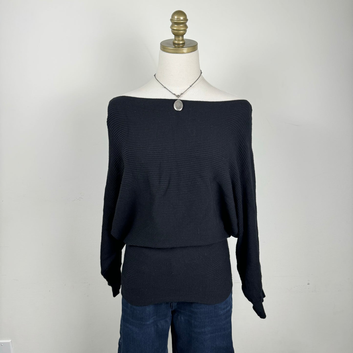 Black Dolman Sweater