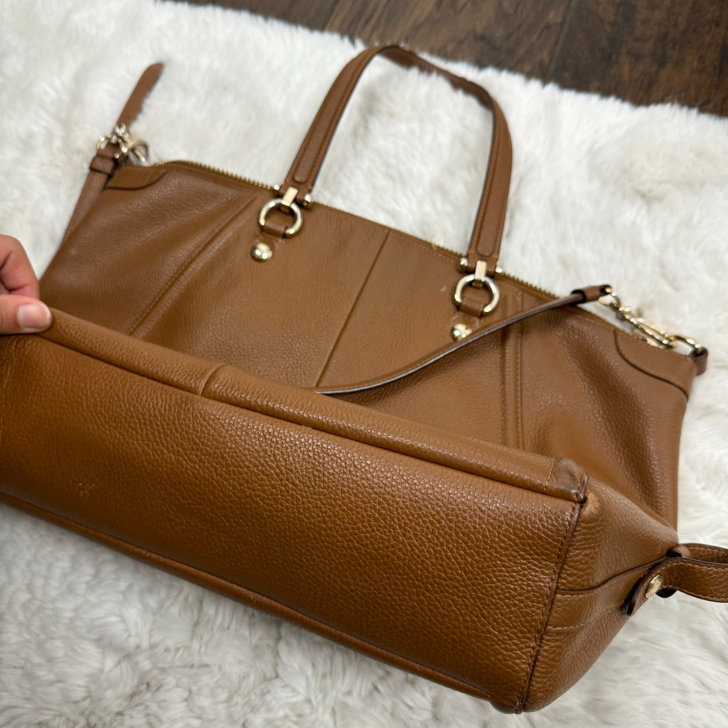 Coach Tan Leather Bag