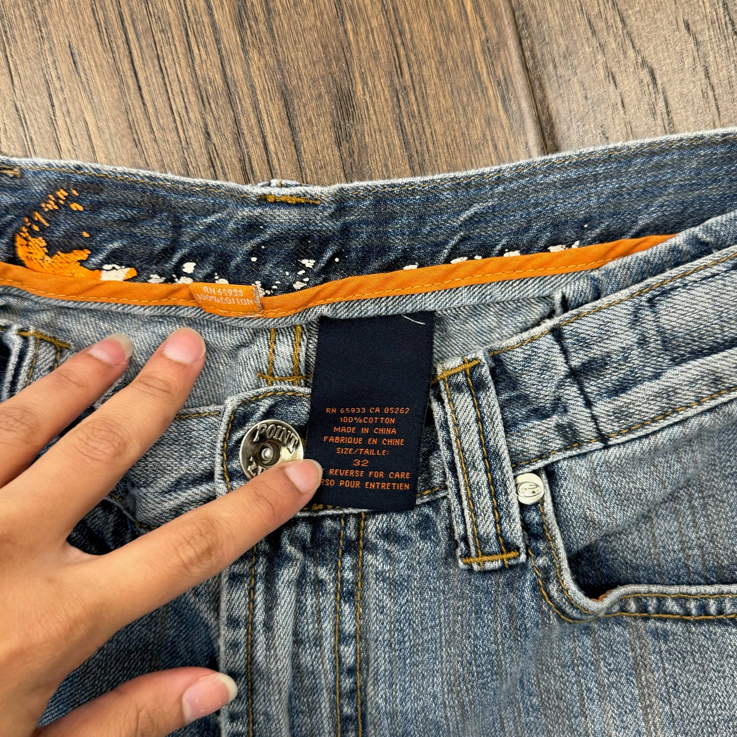 Light Wash Denim Jorts