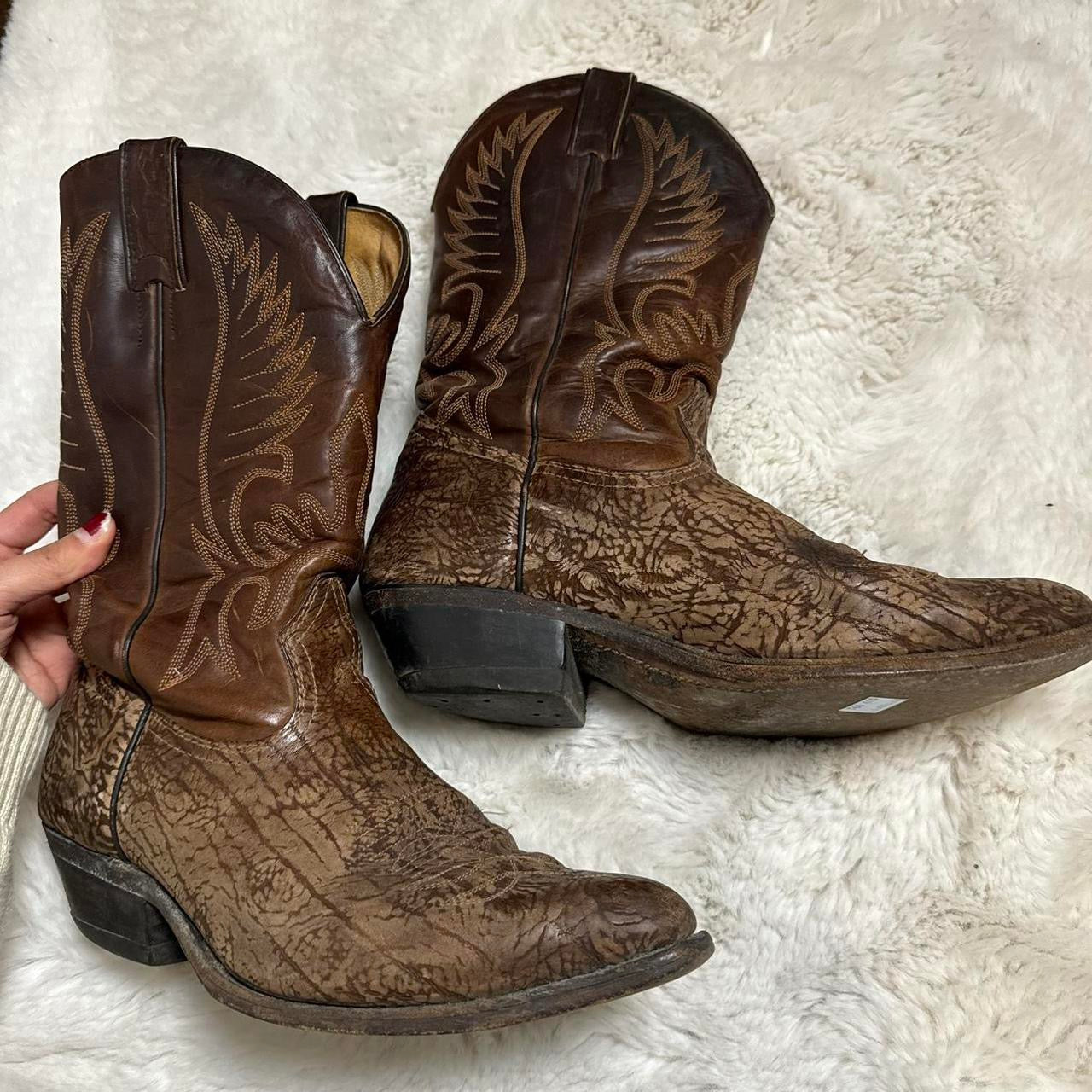 Vintage Boulet Cowboy Boots