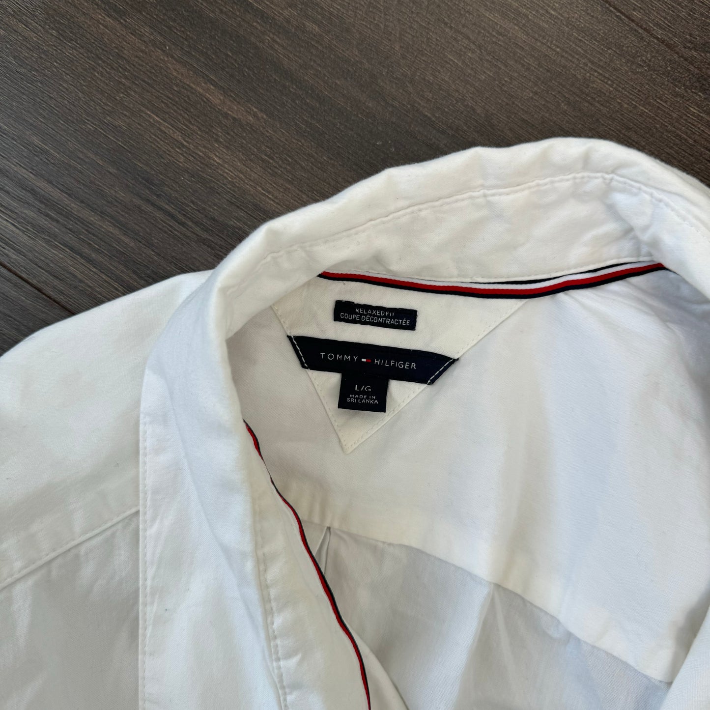 Tommy White Button Up Shirt