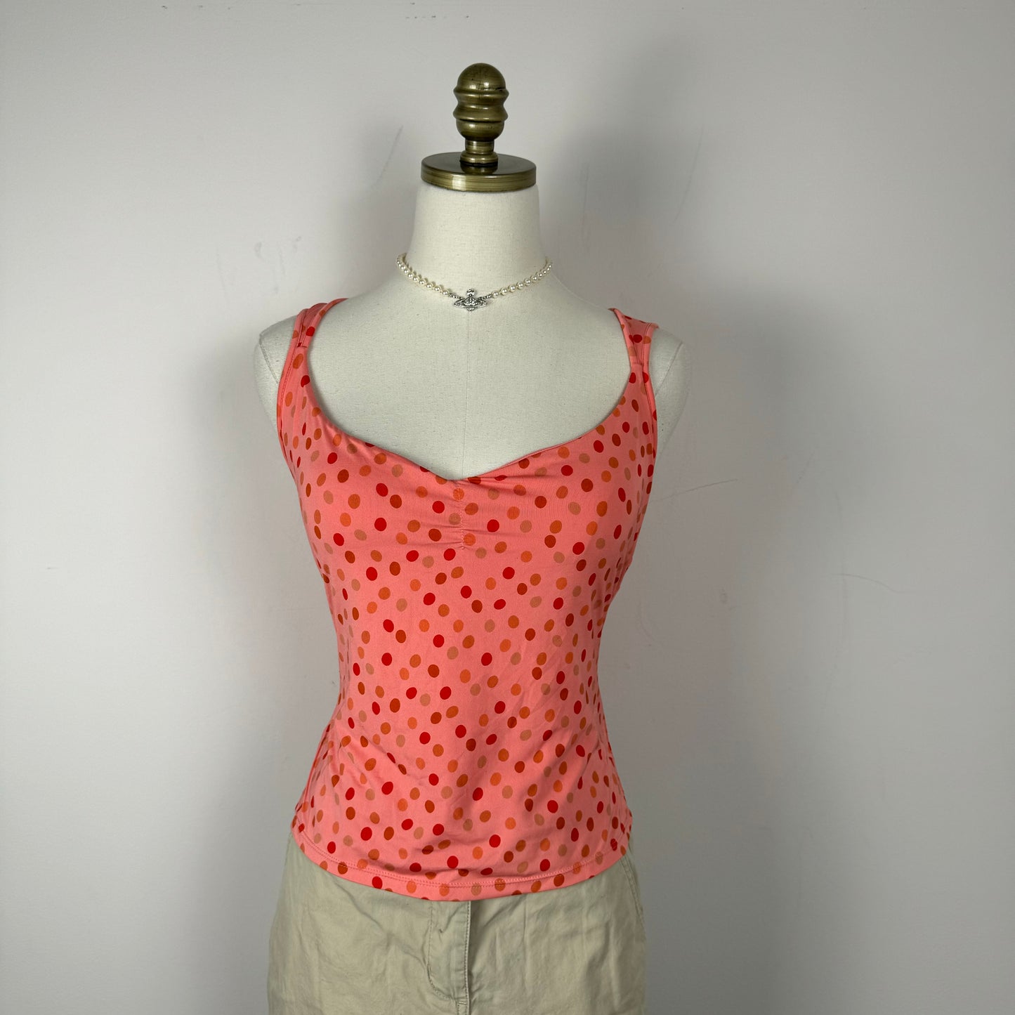 Y2K Sweetheart Polka Dot Top