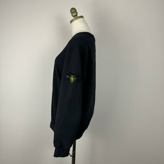 Black Stone Island Crewneck Sweater