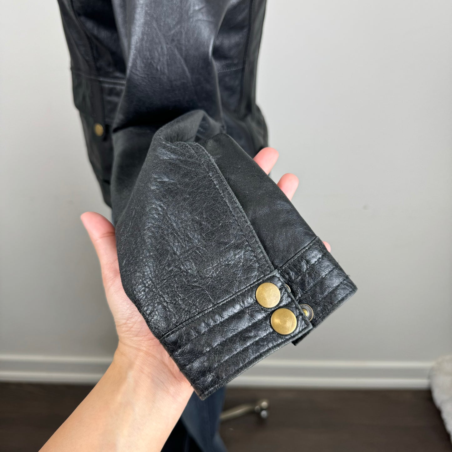 Black Fitted Moto Jacket