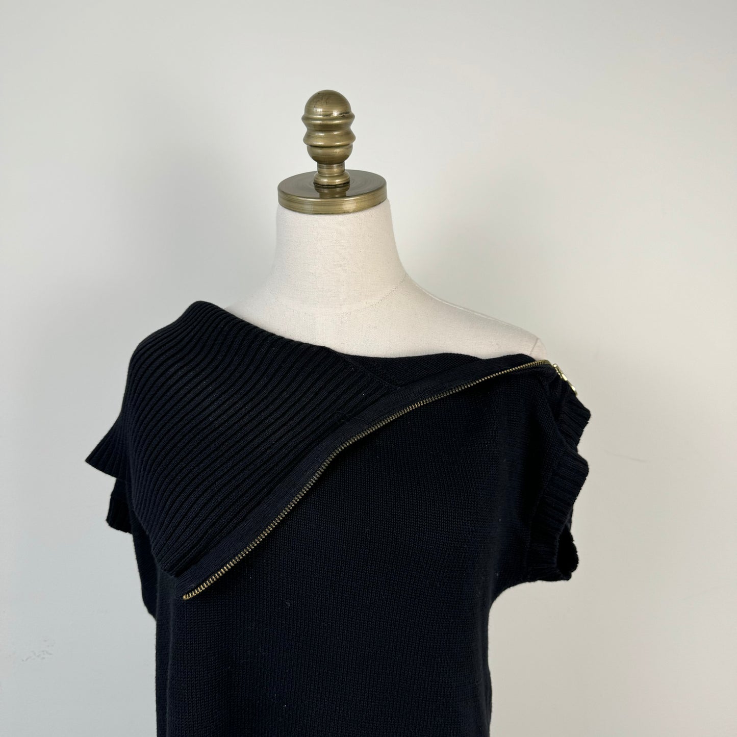 Michael Kors Off Shoulder Knit Vest Top