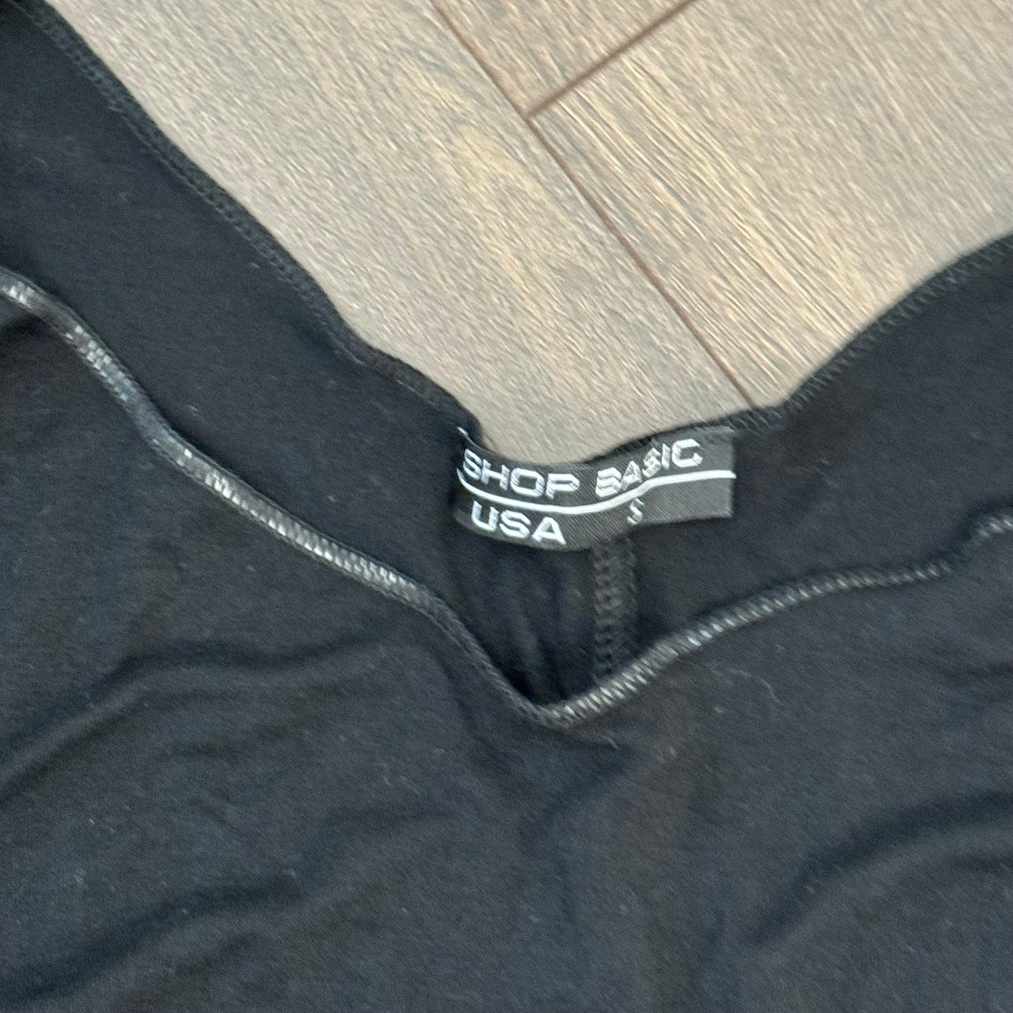 Black Slinky Off Shoulder Dolman Top