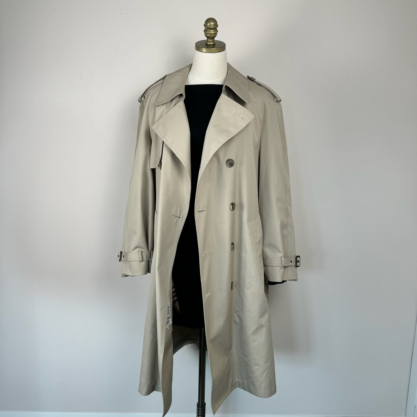 Vintage Beige Trench Coat