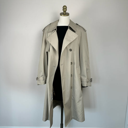 Vintage Beige Trench Coat