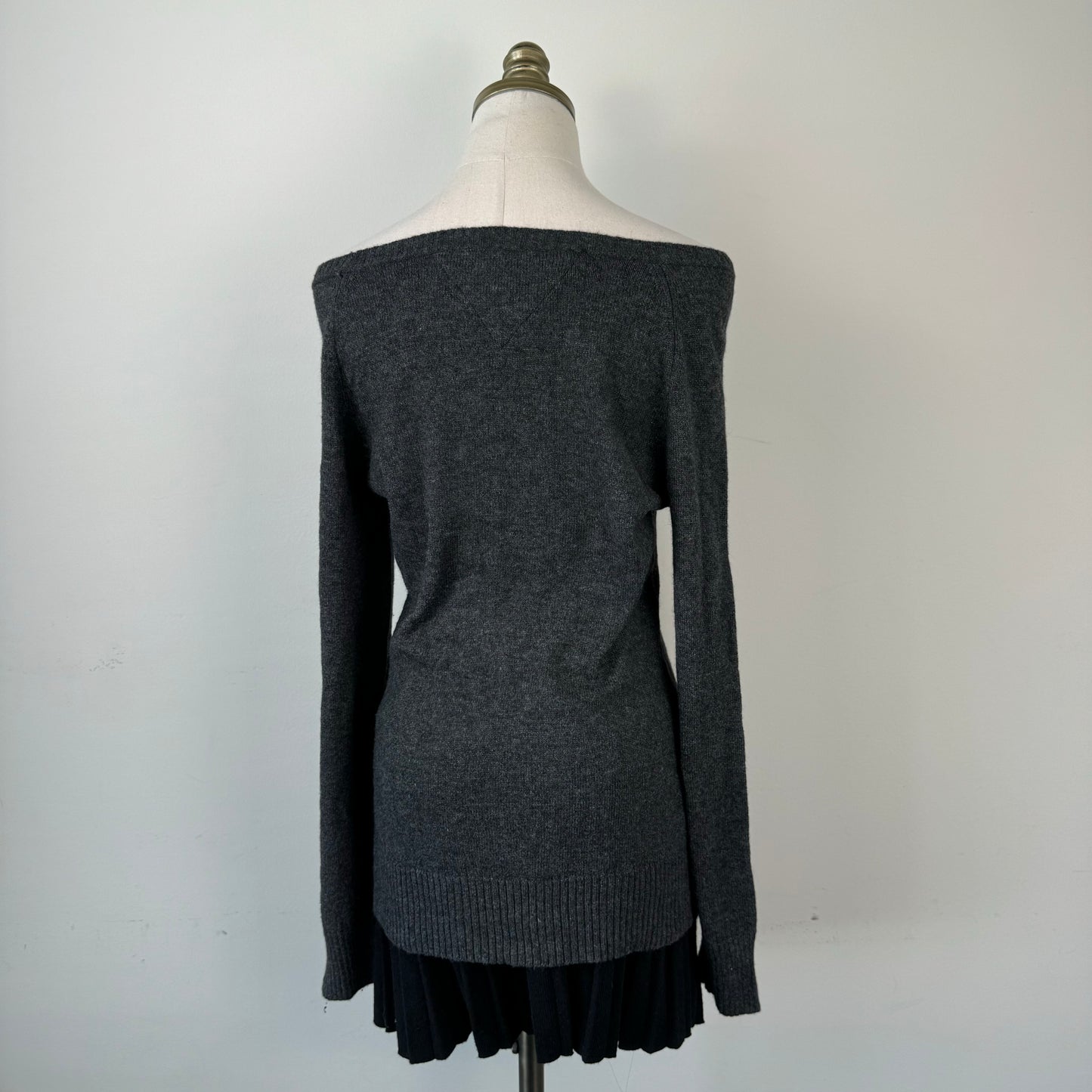 Preppy Argyle Boat Neck Sweater