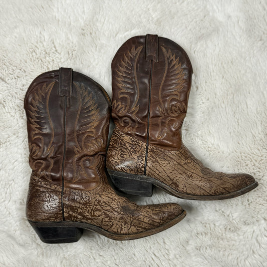 Vintage Boulet Cowboy Boots