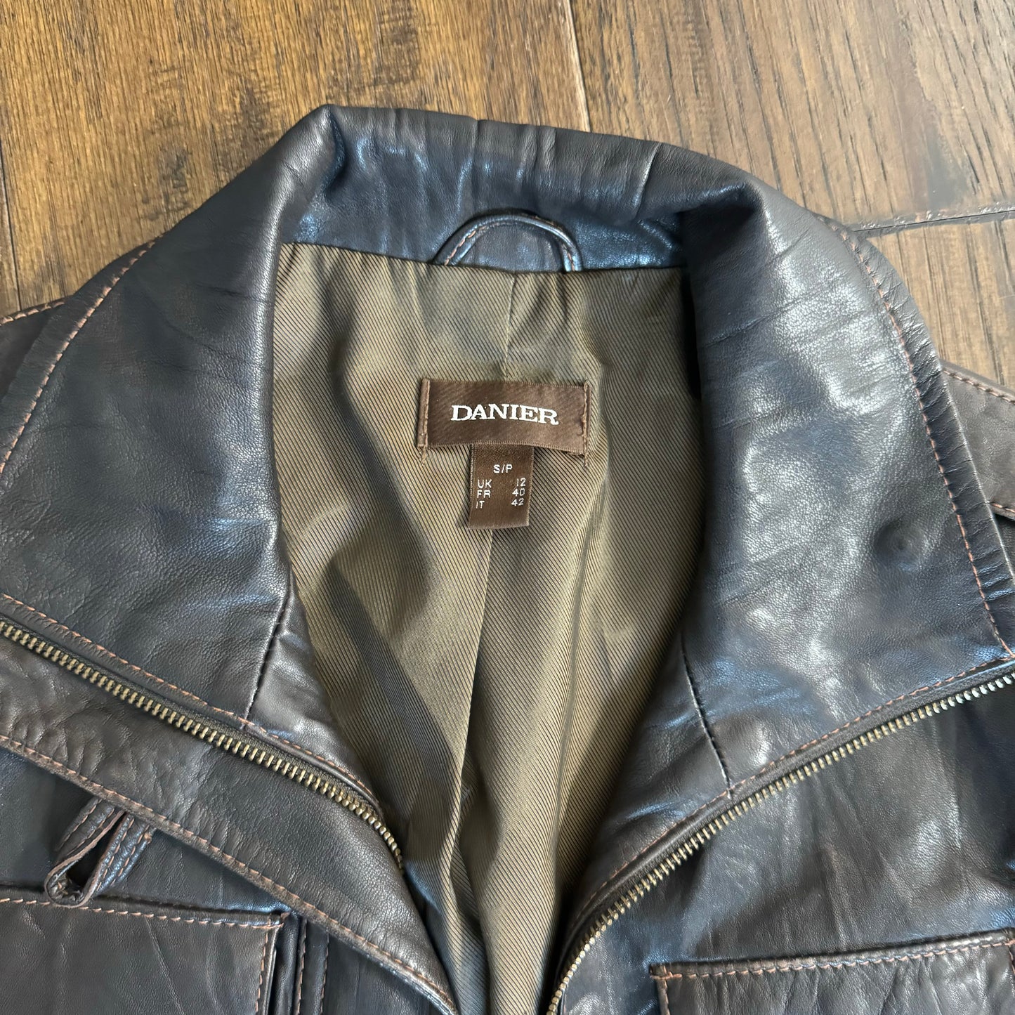 Vintage Danier Brown Leather Jacket
