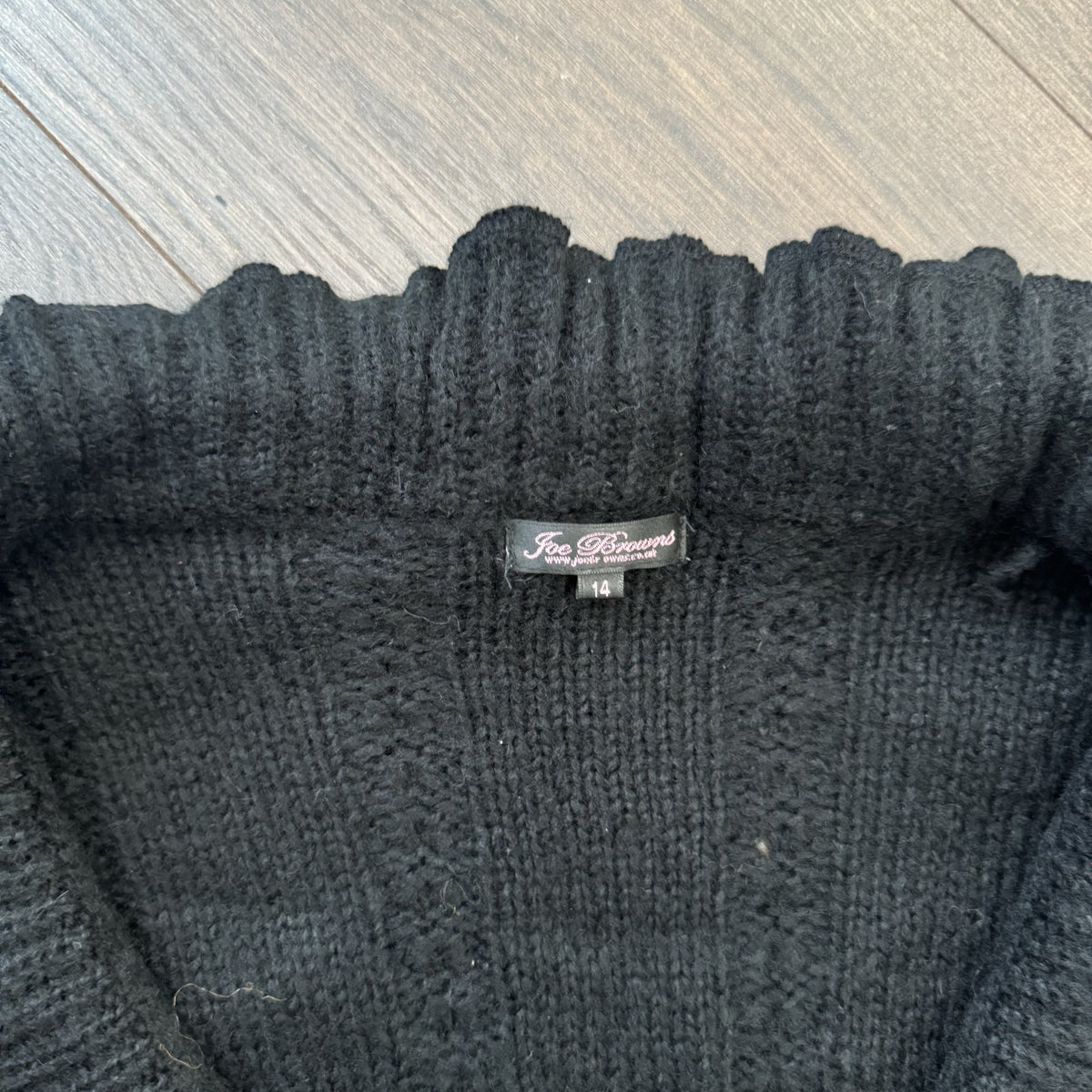 Joe Browns Black Ruffled Bell Sleeve Open Front Cardigan – view 9