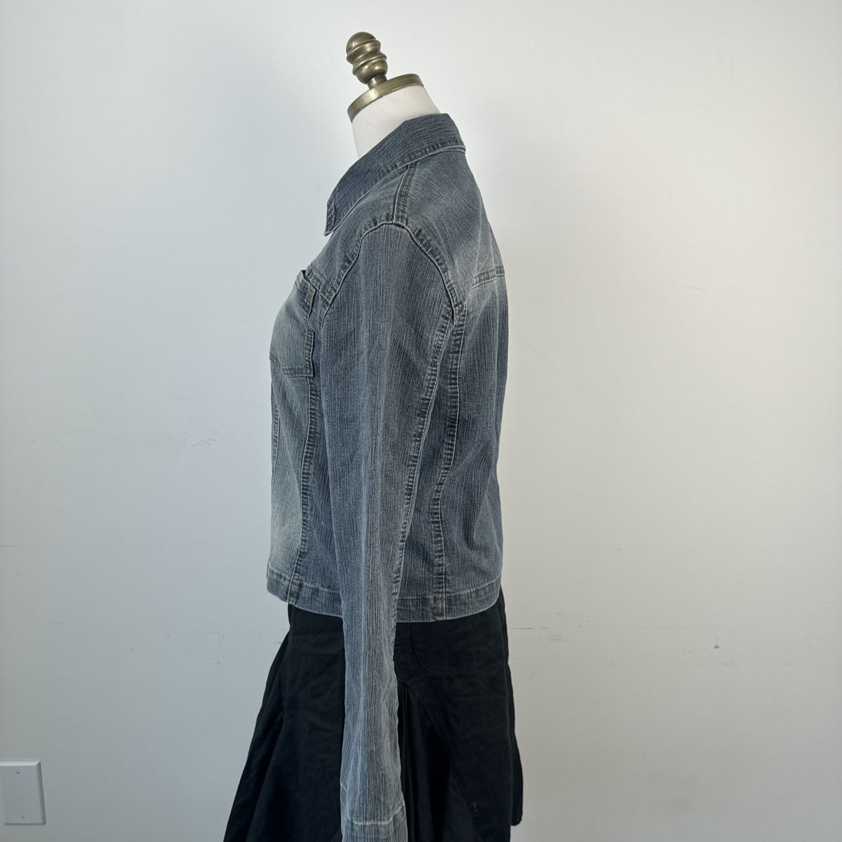 Vintage Miss Sixty Zip Up Denim Jacket – view 7