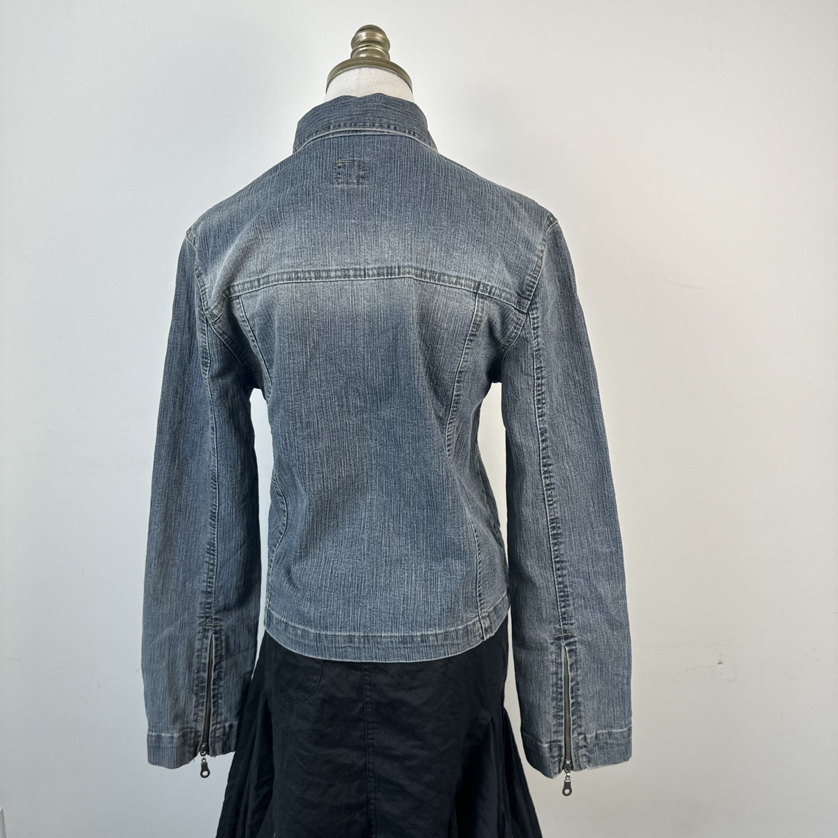 Vintage Miss Sixty Zip Up Denim Jacket – view 8