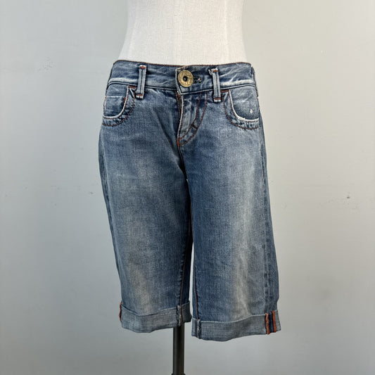 Y2K Miss Sixty Light Wash Denim Capris
