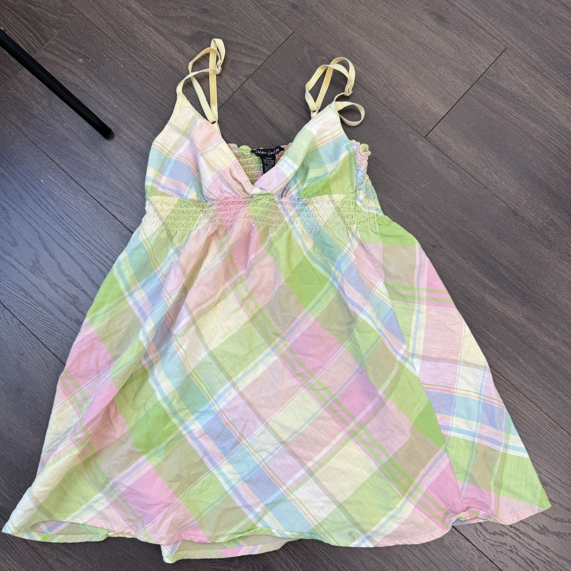 Pastel Plaid Babydoll Top – view 10