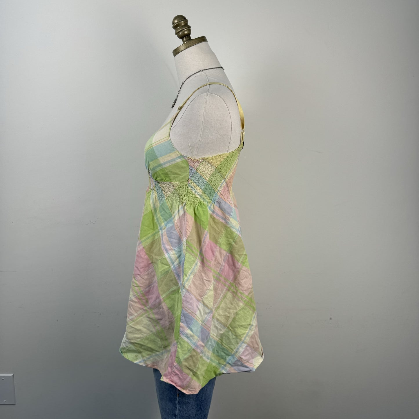 Pastel Plaid Babydoll Top – view 8