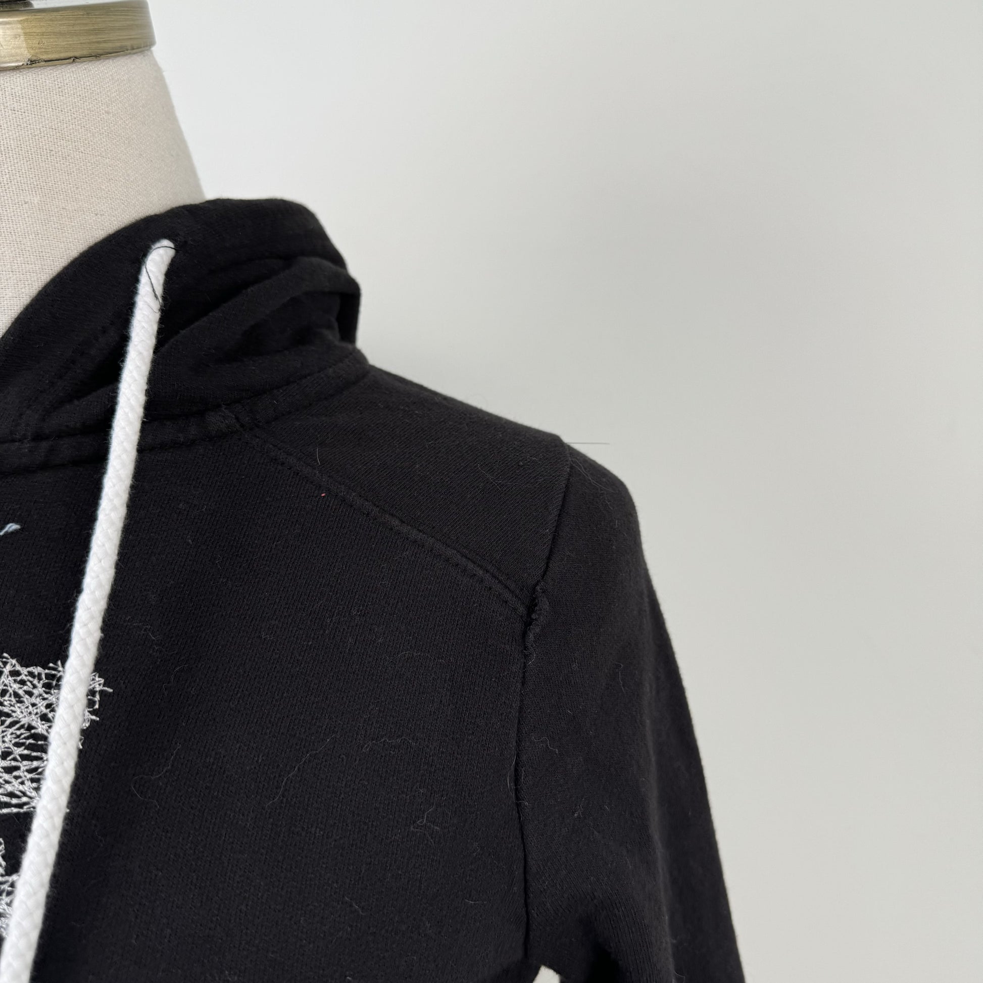 DC Y2K Black Graphic Zip Up Hoodie – view 5