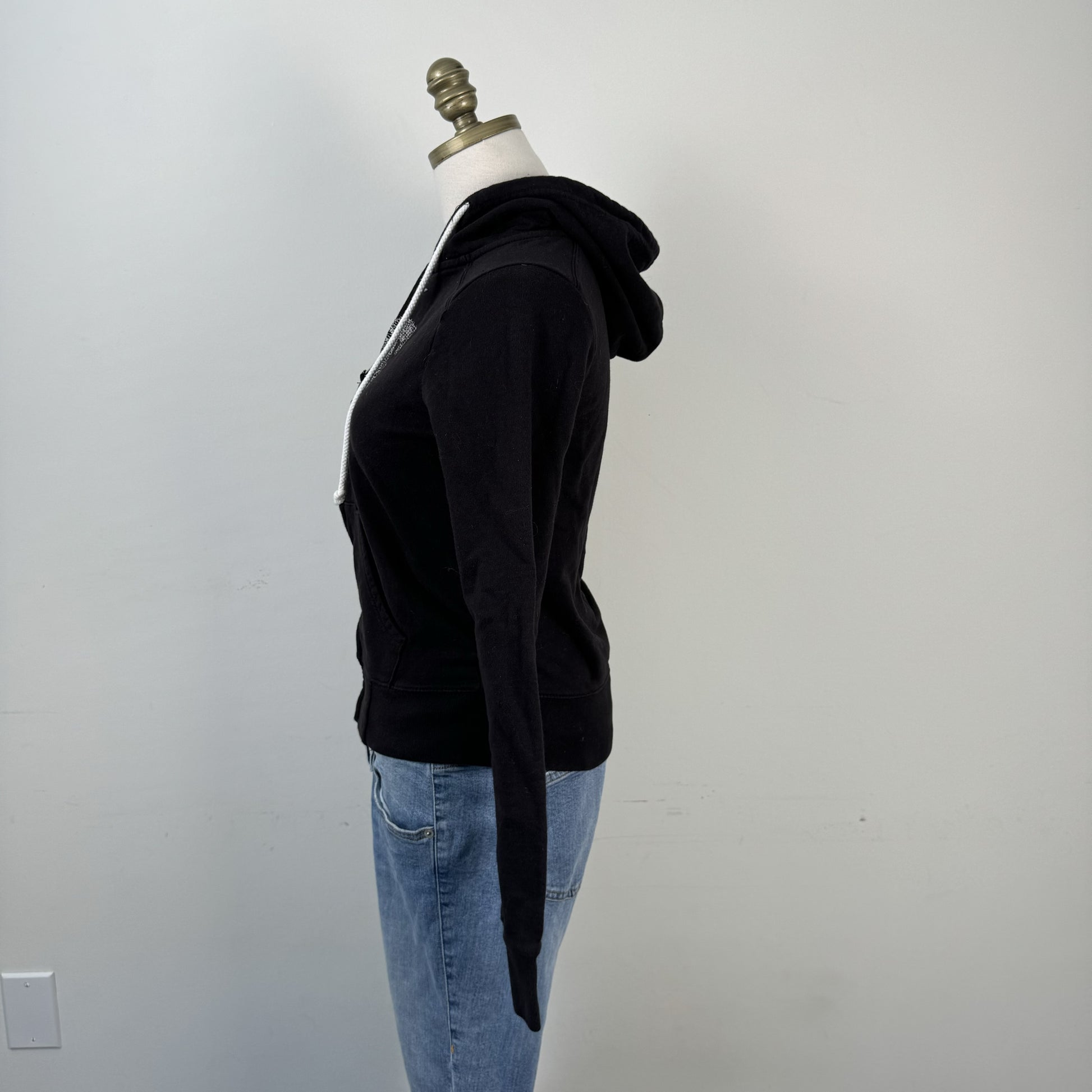 DC Y2K Black Graphic Zip Up Hoodie – view 7