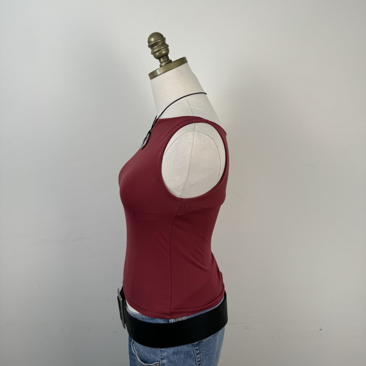 Vintage Boat Neck Sleeveless Top – view 9
