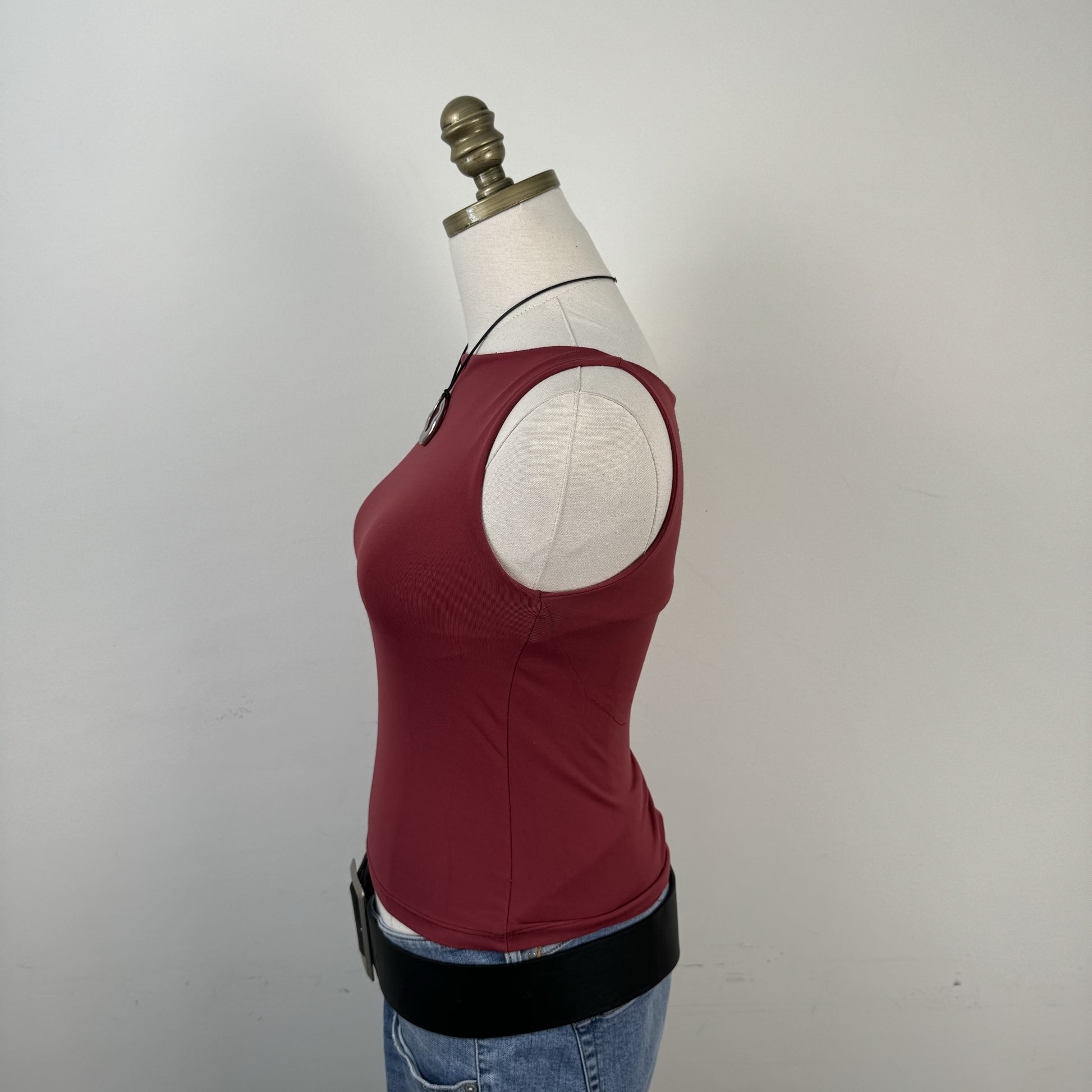 Vintage Boat Neck Sleeveless Top – view 9