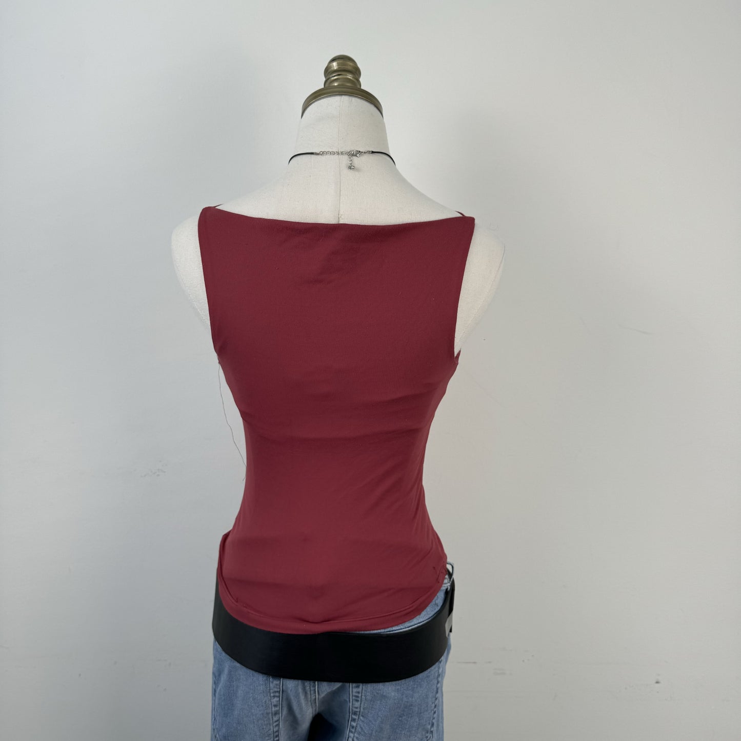 Vintage Boat Neck Sleeveless Top – view 10