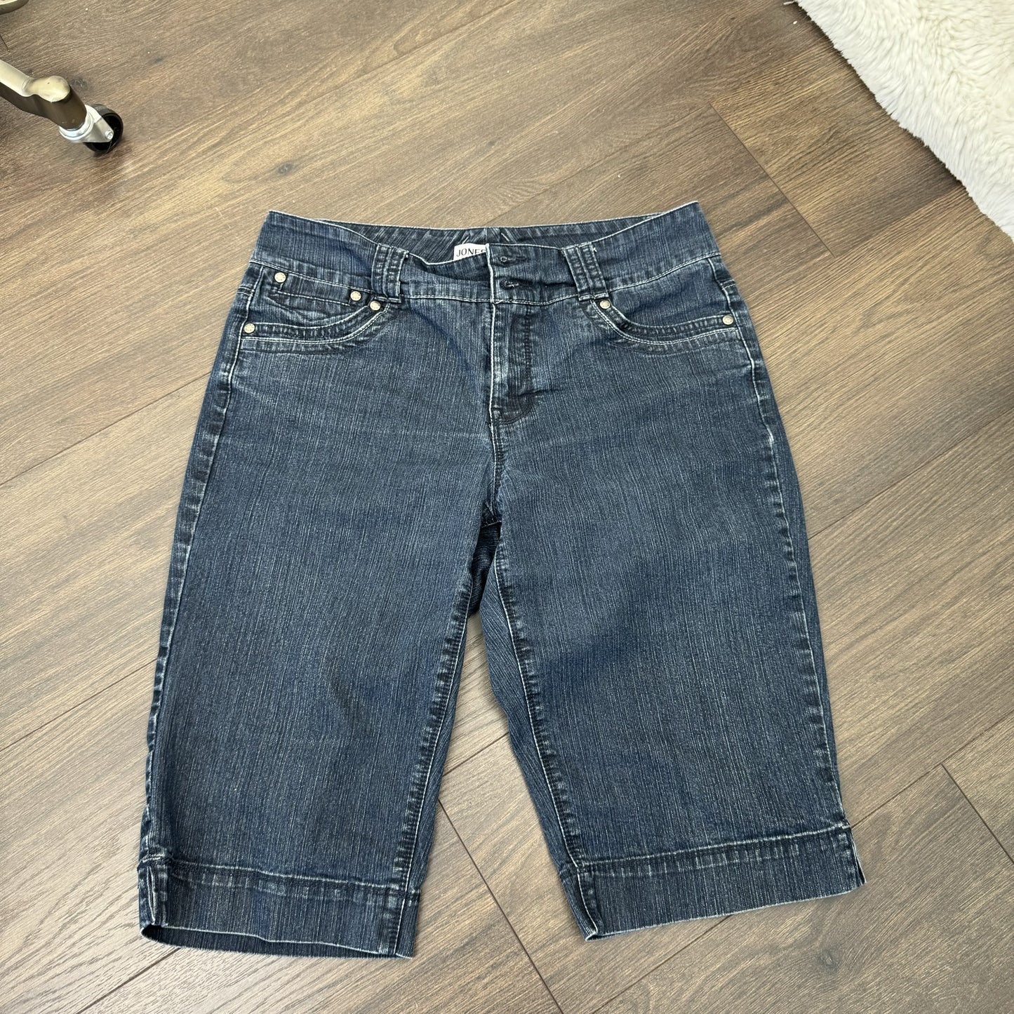 Dark Wash Denim Capris – view 8