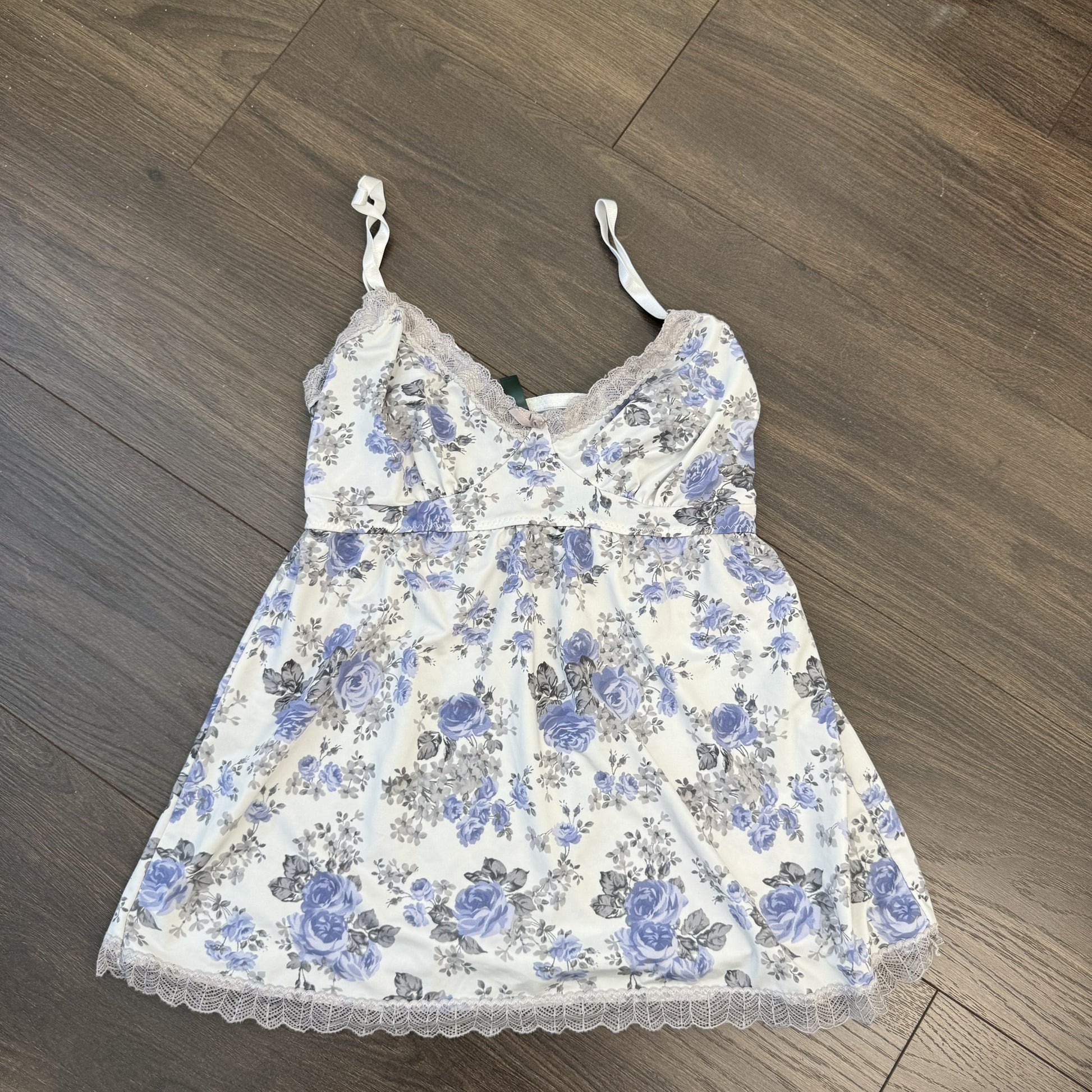 White Floral Lace Babydoll Top – view 7