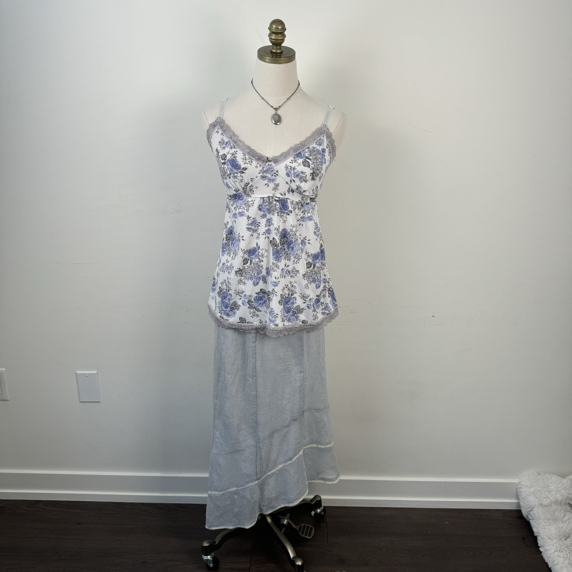 White Floral Lace Babydoll Top – view 4