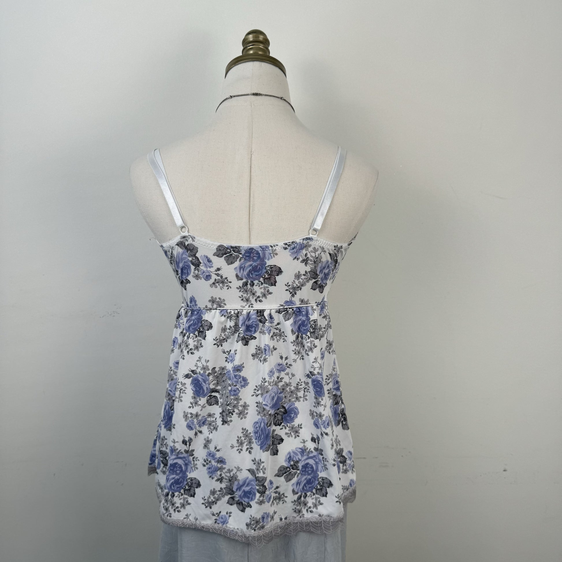 White Floral Lace Babydoll Top – view 6