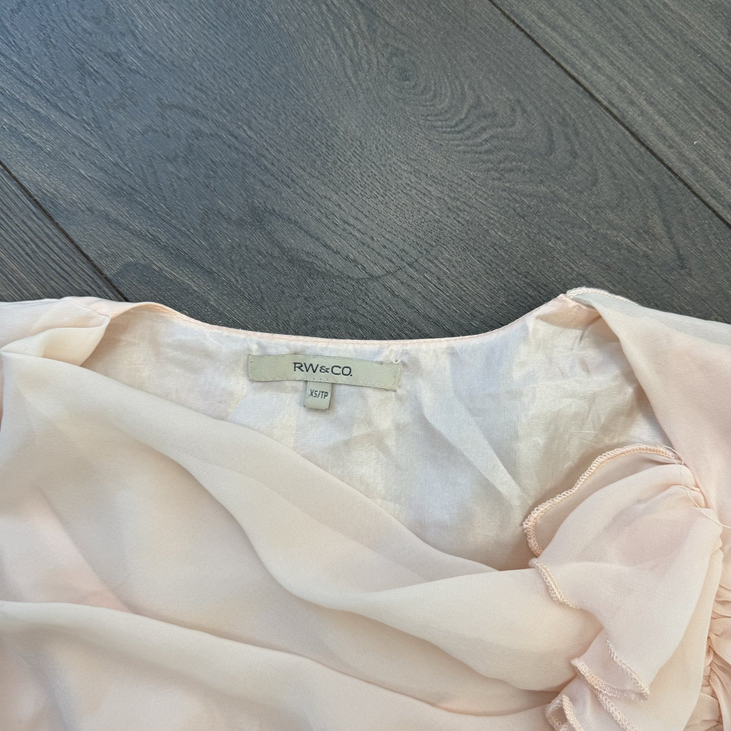 Chiffon Mesh Cowl Neck Top – view 8