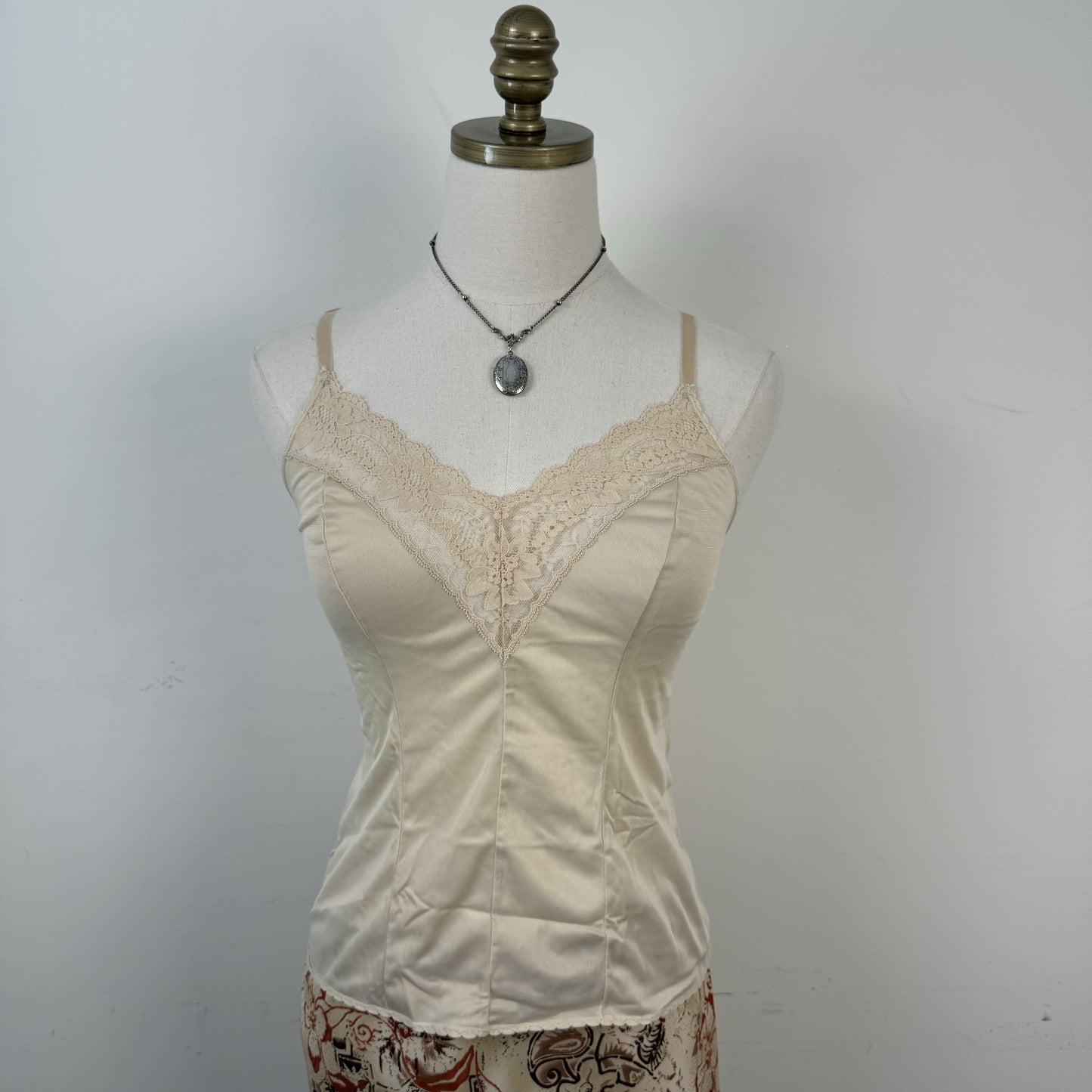 Vintage Butter Yellow Lace Cami Top – view 4