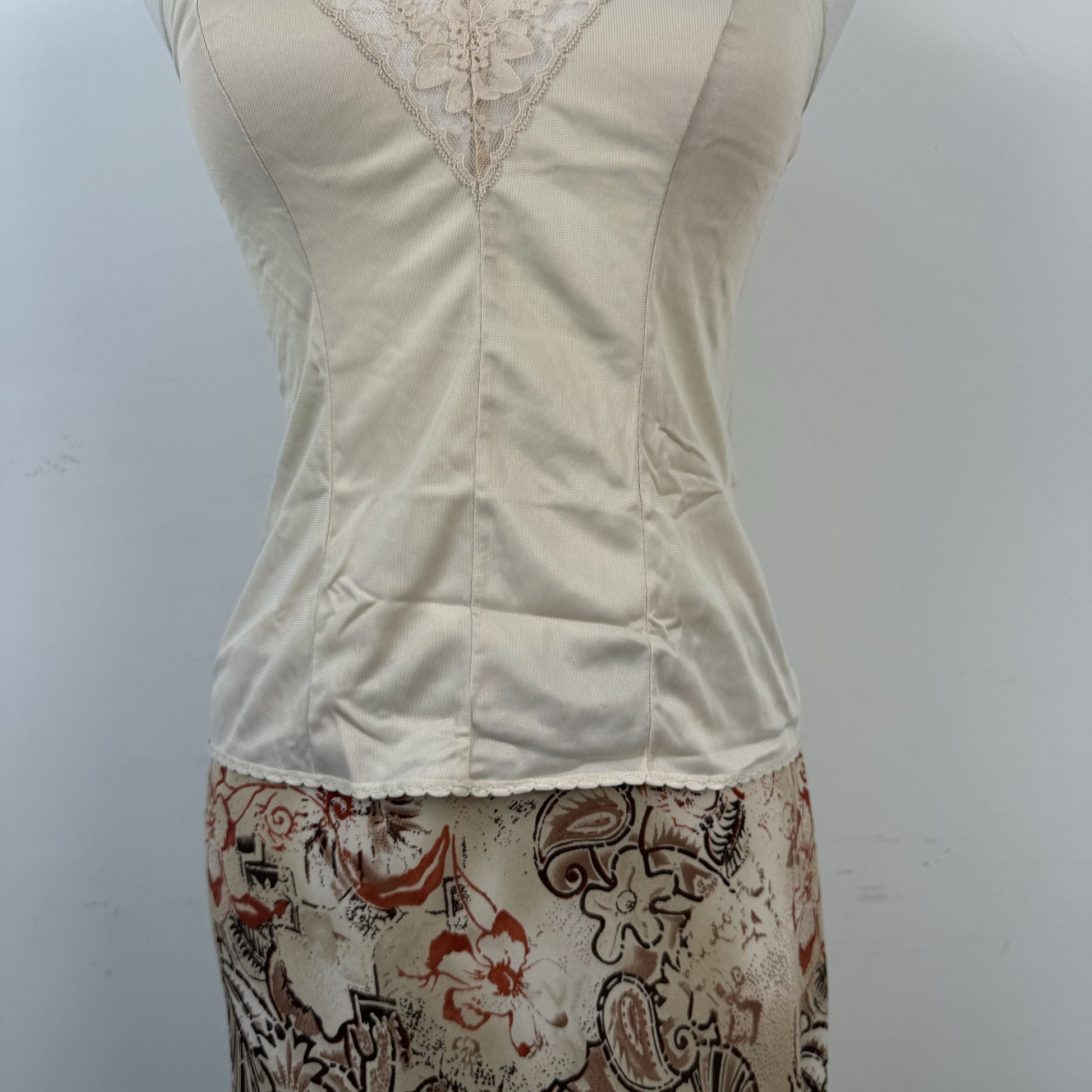 Vintage Butter Yellow Lace Cami Top – view 6