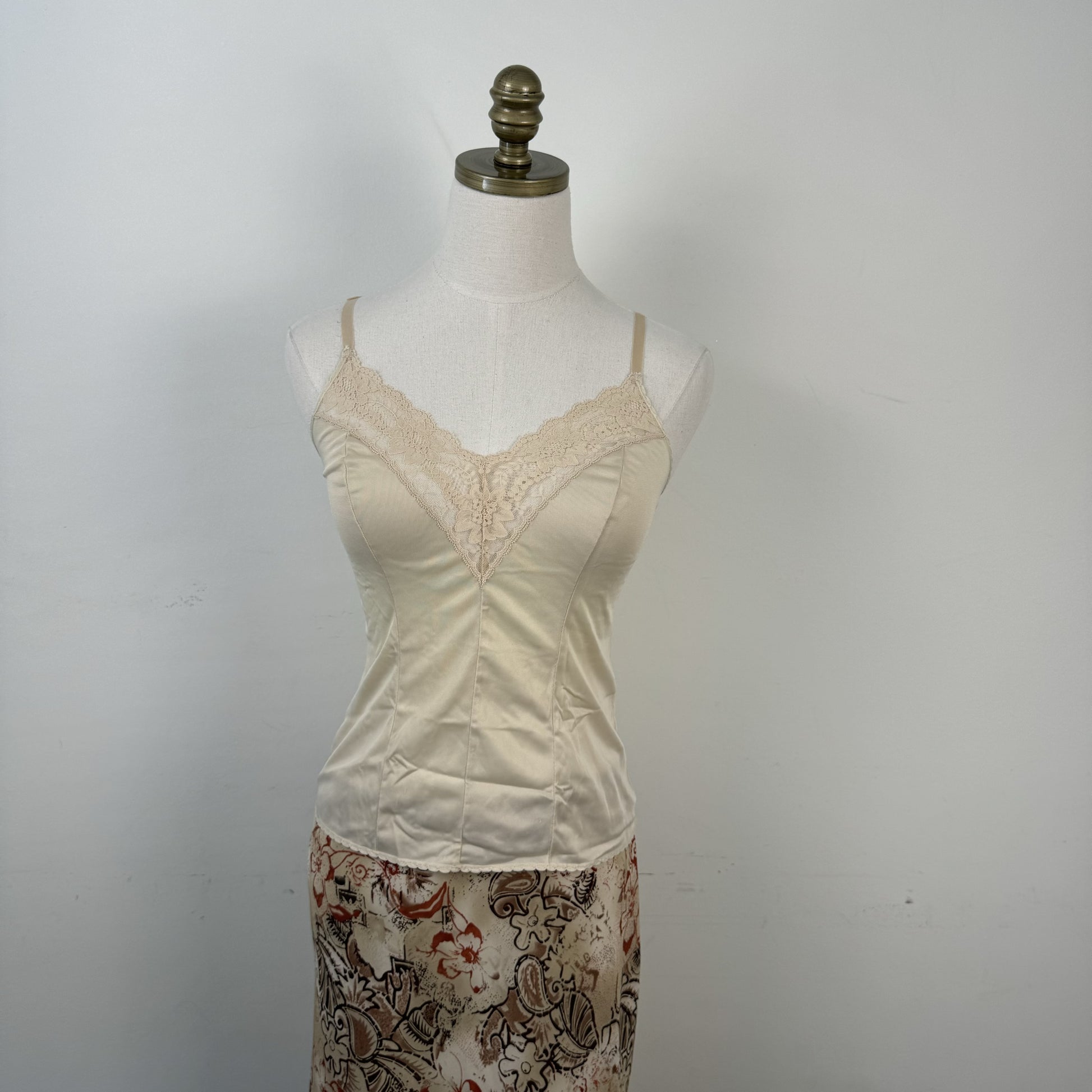 Vintage Butter Yellow Lace Cami Top – view 10