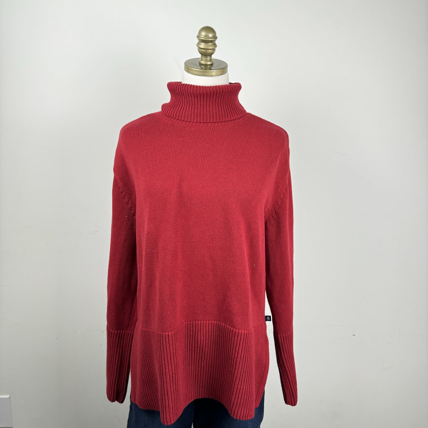 Red Turtleneck Sweater – view 1