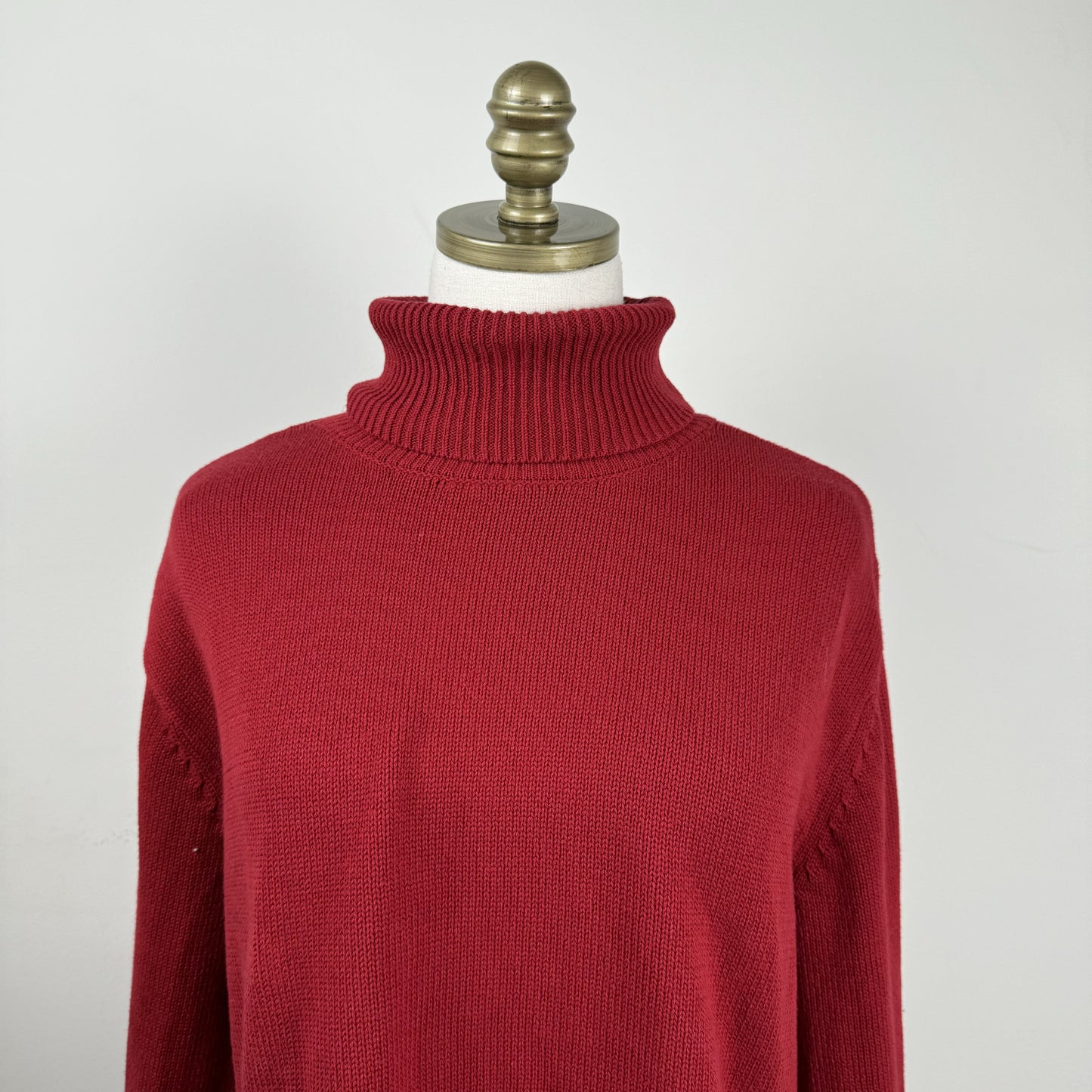 Red Turtleneck Sweater – view 4