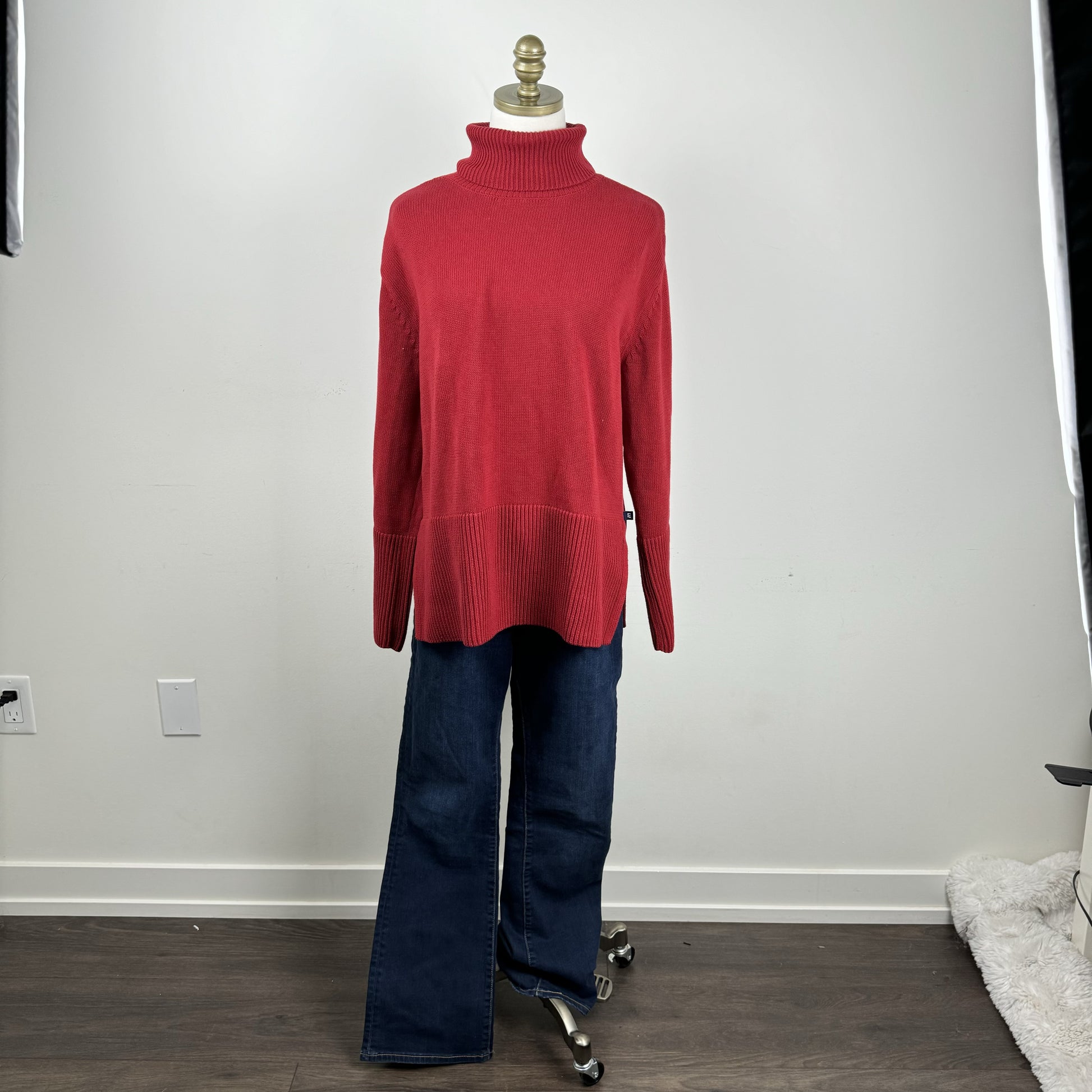 Red Turtleneck Sweater – view 6