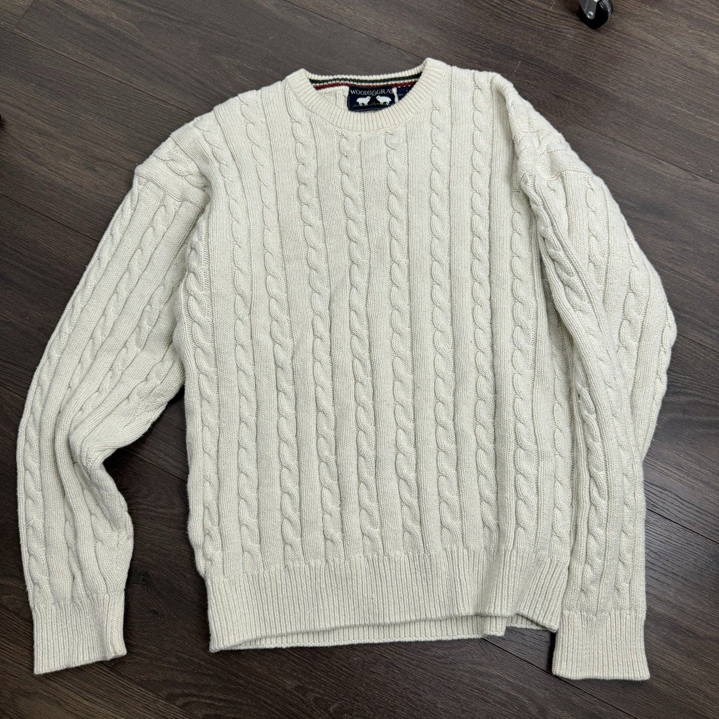 Rory Cream Cableknit Sweater – view 2