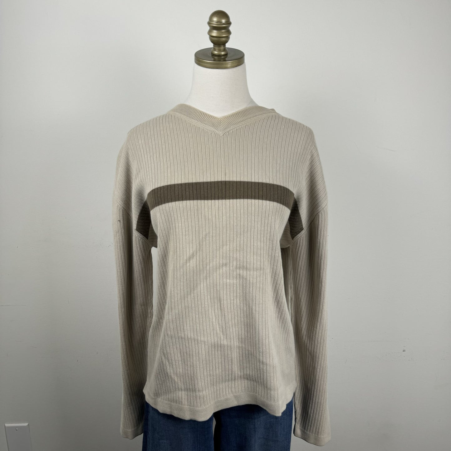 Rory Retro Beige Sweater – view 1