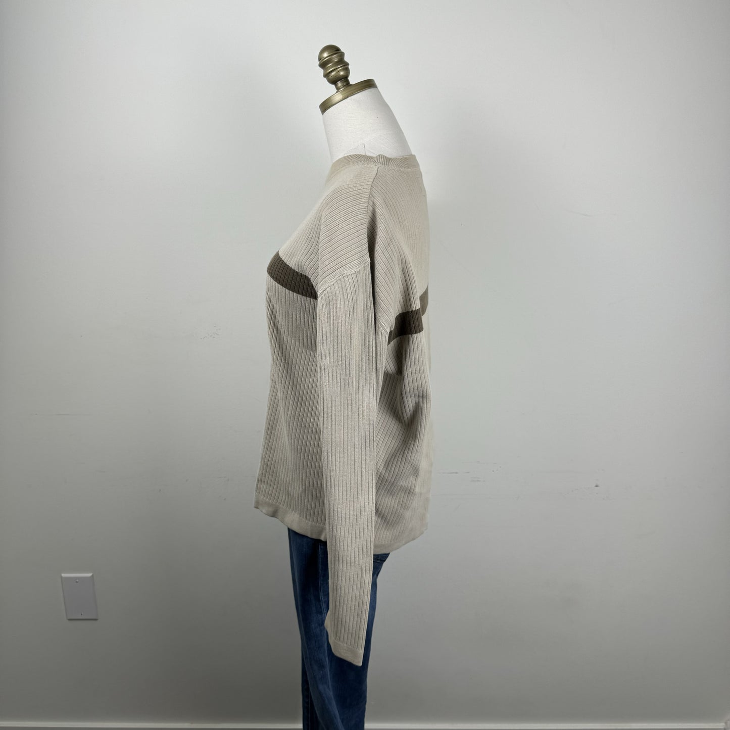 Rory Retro Beige Sweater – view 6