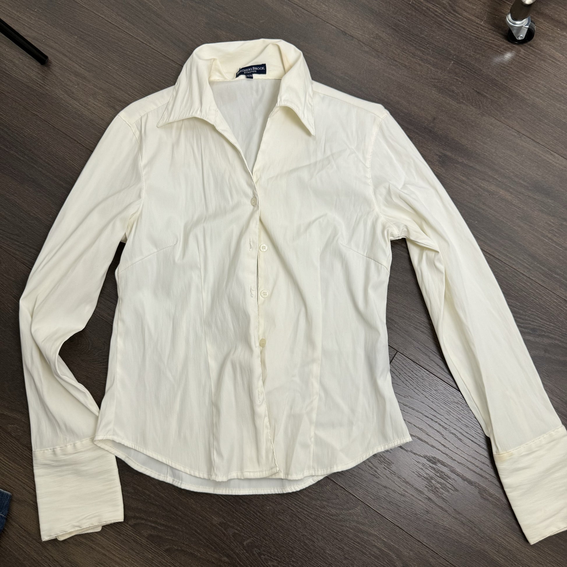 Cream Button Up Shirt – view 2