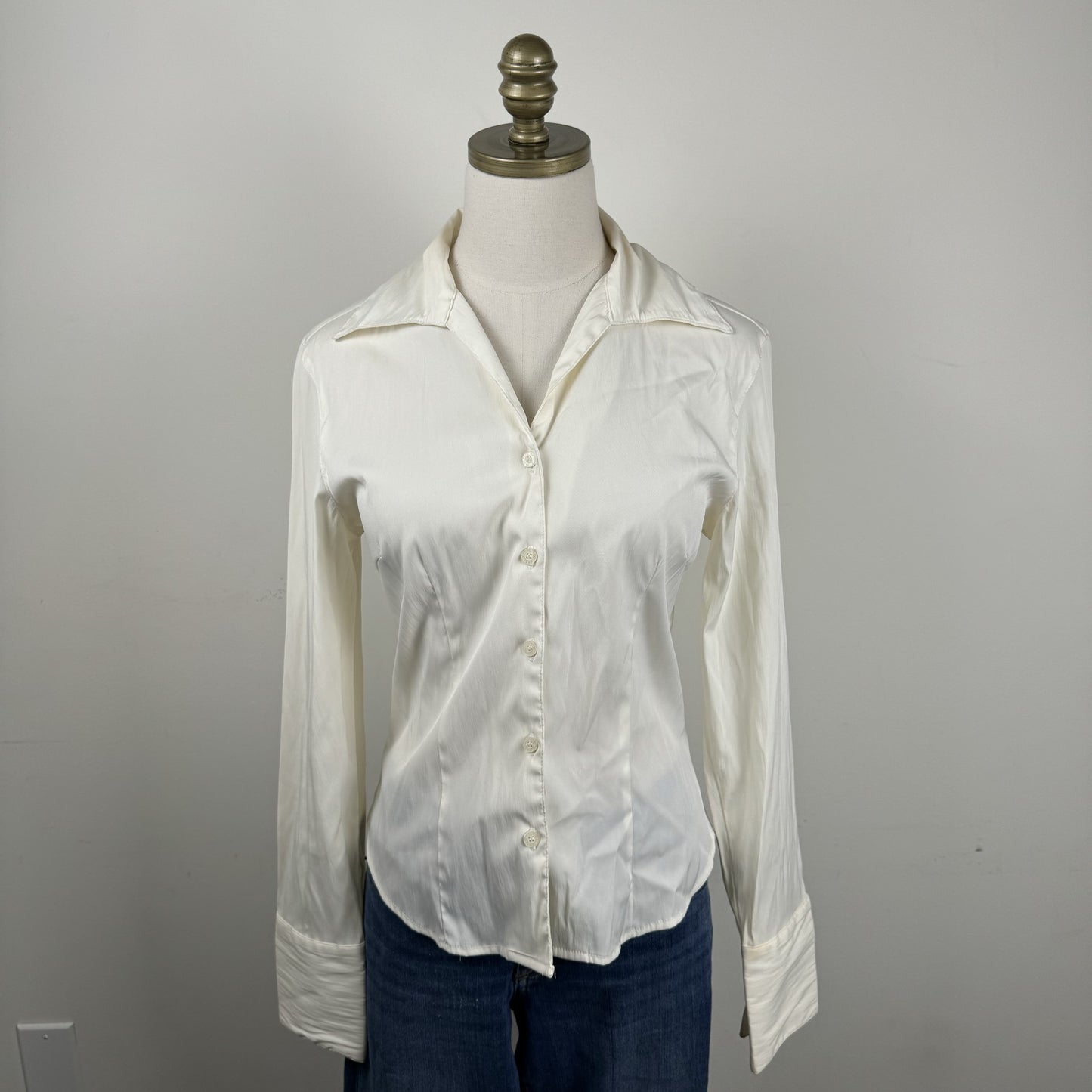 Cream Button Up Shirt – view 1