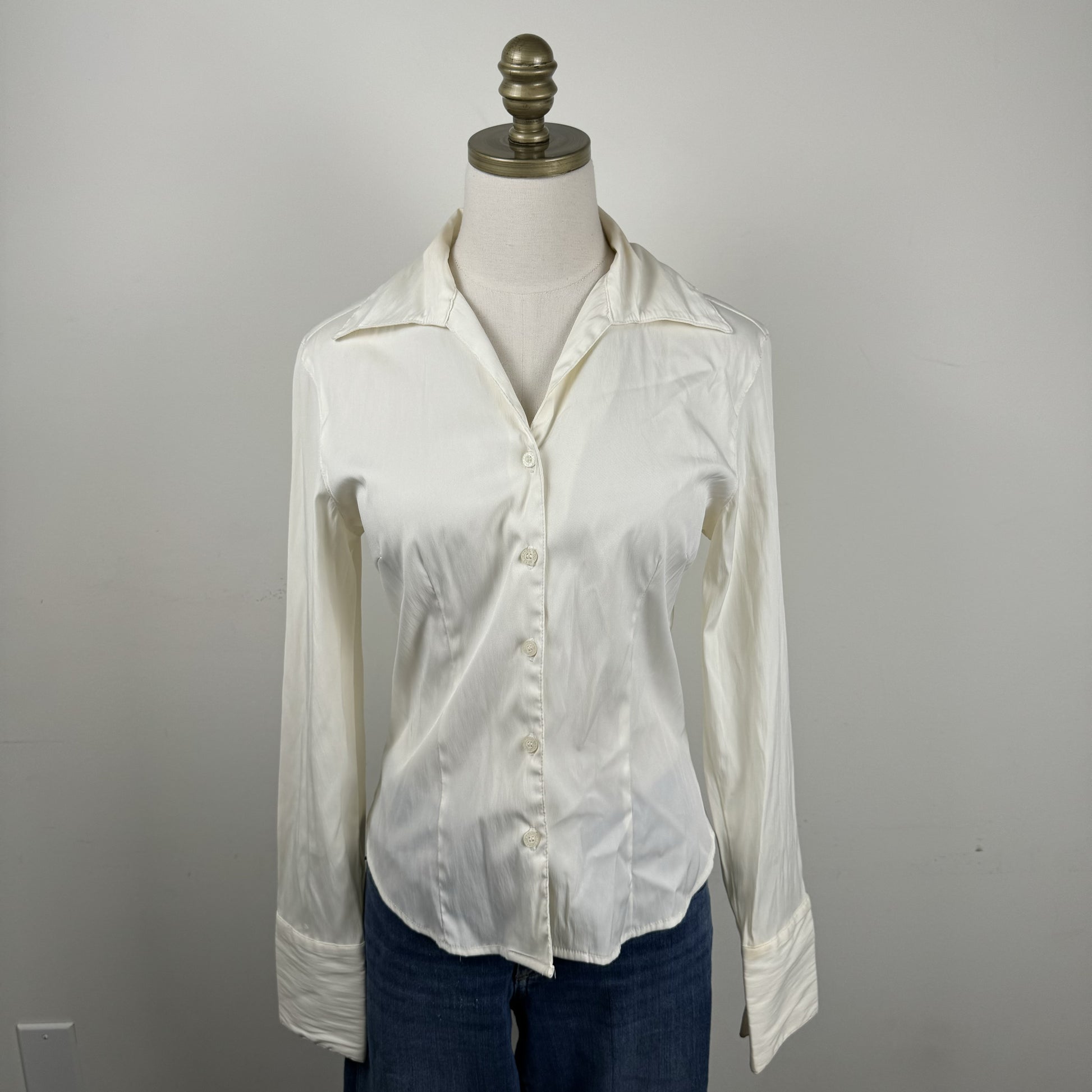 Cream Button Up Shirt – view 1