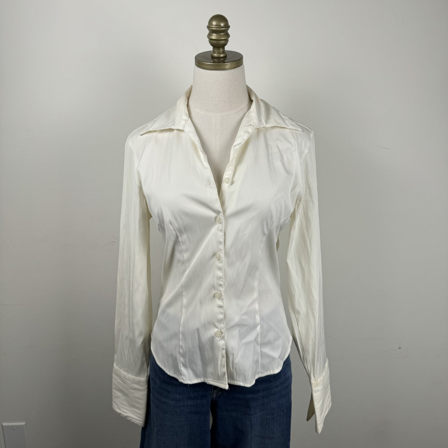 Cream Button Up Shirt – view 8