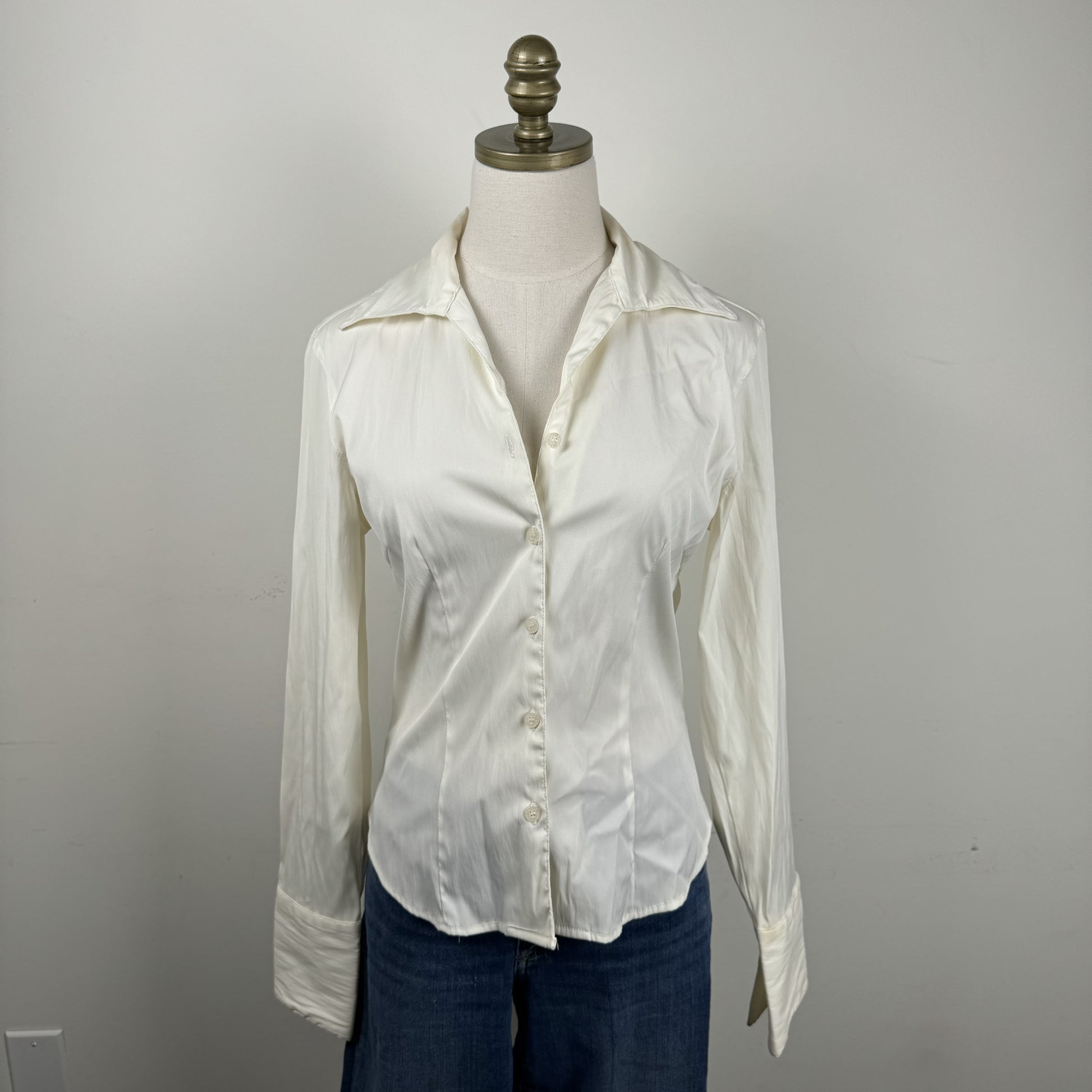 Cream Button Up Shirt – view 8